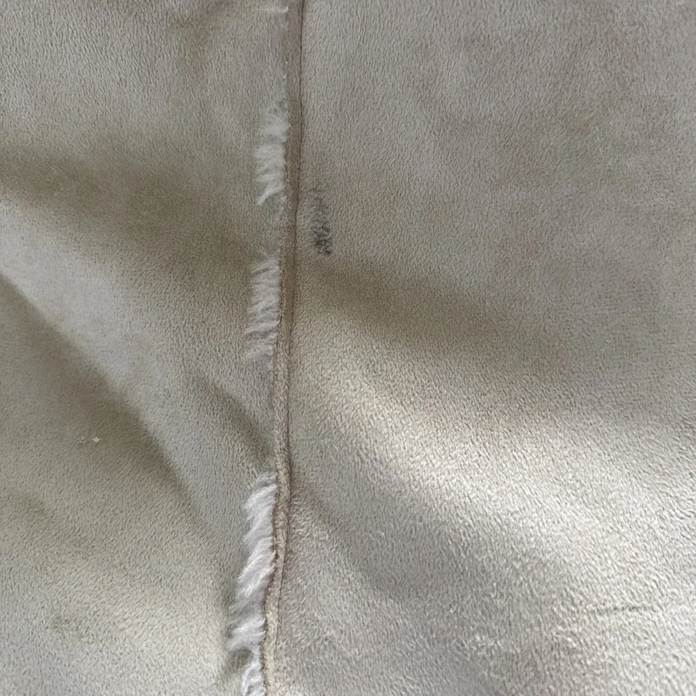 Luxe Penny Lane Trench Coat Women XL Faux Suede Fur Mobwife Glam Afghan‎ Y2K 90s